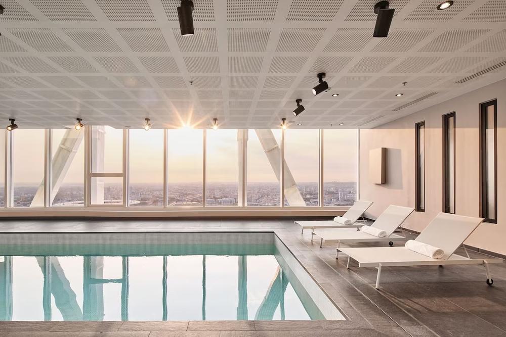 Indoor pool at Wyndham Paris Pleyel